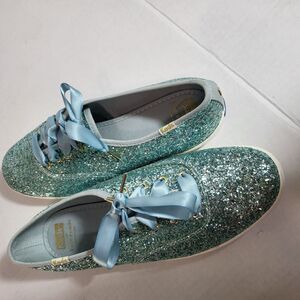 Keds Kate Spade New York Champion Glitter Sneaker In Blue SZ 8.5